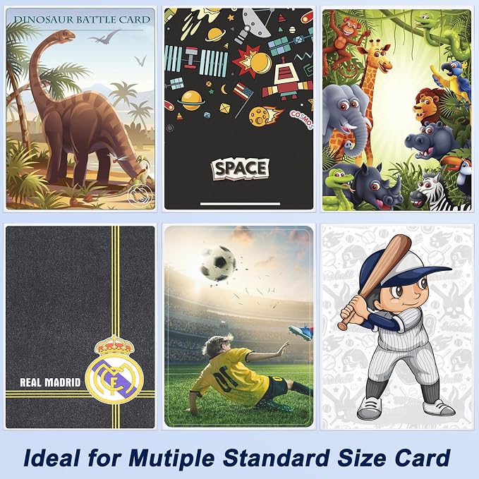 10000 PCS Card Sleeves for Trading Cards, Soft Penny Card Sleeves Clear Plastic - Image 5
