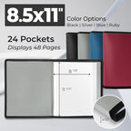 Dunwell Art Portfolio 8.5x11 Folder, Mounting Paper, Portfolio Binder - Image 2