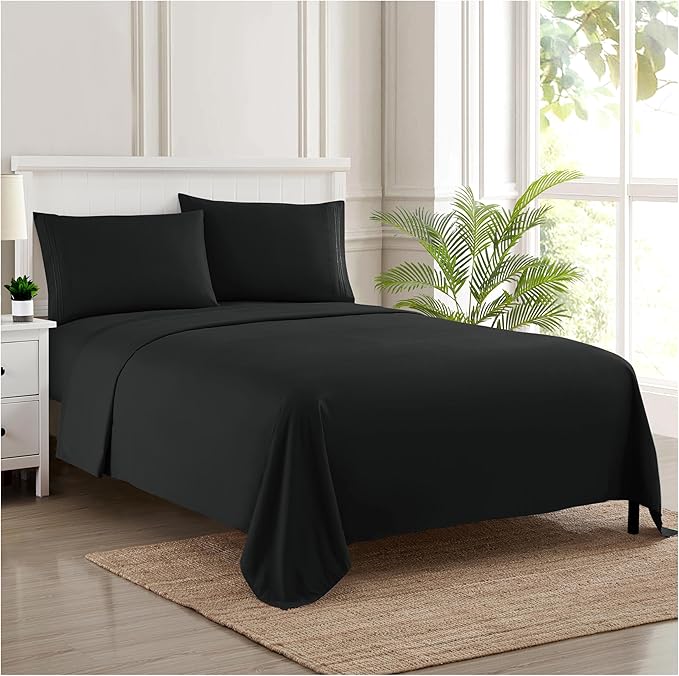 Twin XL Sheets - Breathable Luxury Sheets - 1800 Supreme Collection Extra Soft by SweetHomeCollection
