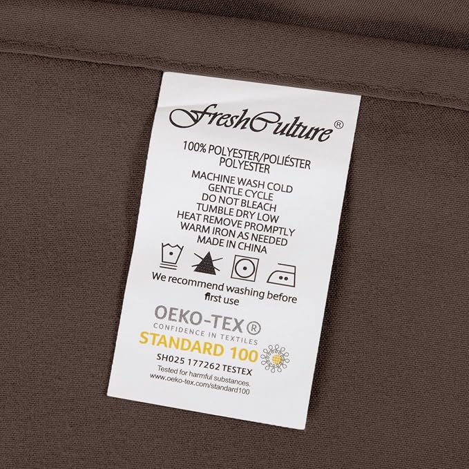 FreshCulture Twin Flat Sheets Only 2 Pack - Image 7