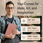 BROWNSTONE JOURNALS A5 Sketch Book Hardcover - Image 6