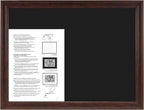 MCS 14.25x19.25 Puzzle Frame for Finished Puzzles, Walnut Woodgrain Vertical & - Image 3