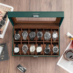 ProCase Watch Box Organizer, 12 Slot Watch Display Case - Image 3