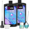 LET'S RESIN UV Resin, Upgraded 500g Crystal Clear UV Resin Hard, Low Odor by LETSRESIN