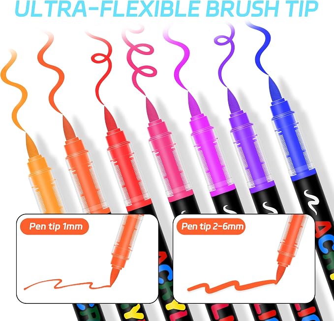 72 Colors Acrylic Paint Markers - Image 3