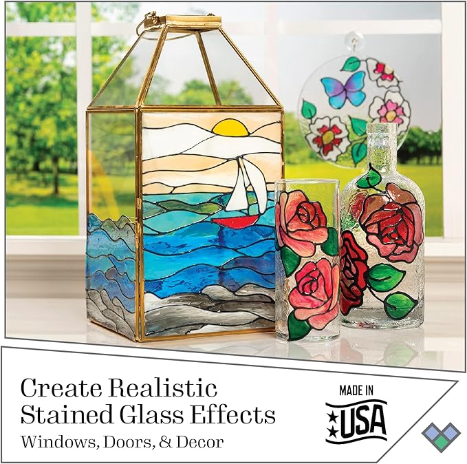 Gallery Glass Window Acrylic Craft Paint Set Formulated to be Non-Toxic - Image 3