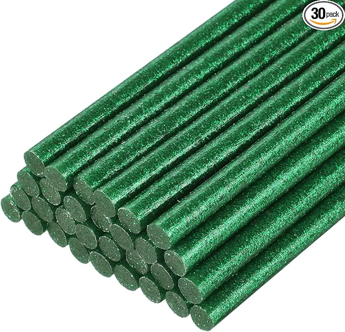 uxcell 30pcs Full Size Hot Glue Gun Sticks 8-inch x 0.27-inch High Sticky Small by uxcell