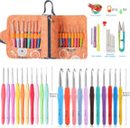 Vodiye 21 Sizes Ergonomic Crochet Hooks Set 0.5–10.0mm - Image 2