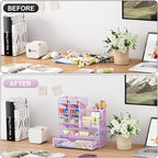 Marbrasse Mesh Pen Holder for Desk, Desk Organizers and Accessories for Office - Image 3