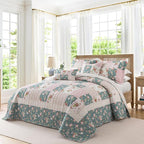 BEDIFANY French Style Queen Size Quilt Set - Image 2