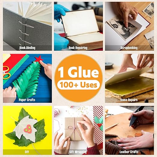 PVA Glue Book Binding, PH Neutral PVA Adhesive, Professional-Grade Strength - Image 6