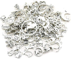 100g Craft Supplies Antique Silver Animals Cat Dog Pet Charms Pendants - Image 4