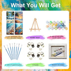 4 Pack Paint by Numbers for Adults - Image 4