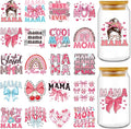 Rngmsi 20 Sheets Mom UV DTF Cup Wrap, Mama Waterproof Cold UV DTF Stickers | by RNGMSI