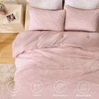 BEDELITE Blush Pink King Size Comforter Set - Image 4