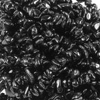 260pcs Natural Black Tourmaline Crystal Beads Chips 5mm to 8mm Irregular - Image 3