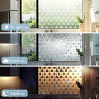 rabbitgoo Privacy Window Film Frosted Glass, 35.4" x 157.4" | Sun Blocking Non - Image 8