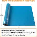 HTVVETUR Glitter Heat Transfer Vinyl - Image 2