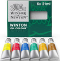 Winsor & Newton Winton Oil Color Paint, Intro Set, 6 x 21ml Tubes, 0.73 Fl Oz by WinsorNewton