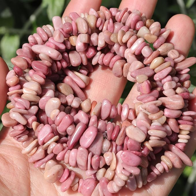 400pcs Natural Chip Stone Beads - Image 3