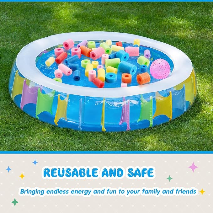 Frienda 30 Pcs Pool Noodles Bits Multicolor Craft Small Size Versatile Mixed - Image 5