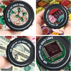 30X Loupe Magnifier, USB Rechargeable 8 Lights Portable Eye Loupe Sewing - Image 7