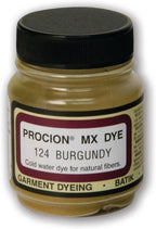 Jacquard Procion MX Tie Dye Powder Burgundy 2/3 Ounce Jar by Jacquard