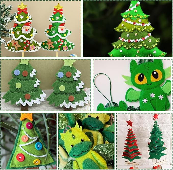 10Pcs Felt Sheets Fabric, 1mm | Polyester, - Image 8