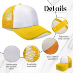 Vabean 24 Pack Sublimation Blank Cap Trucker Mesh Cap Unisex Plain Blank - Image 3