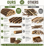 QTLCOHD 100Pcs 6 Inch Wood Sticks - Image 5