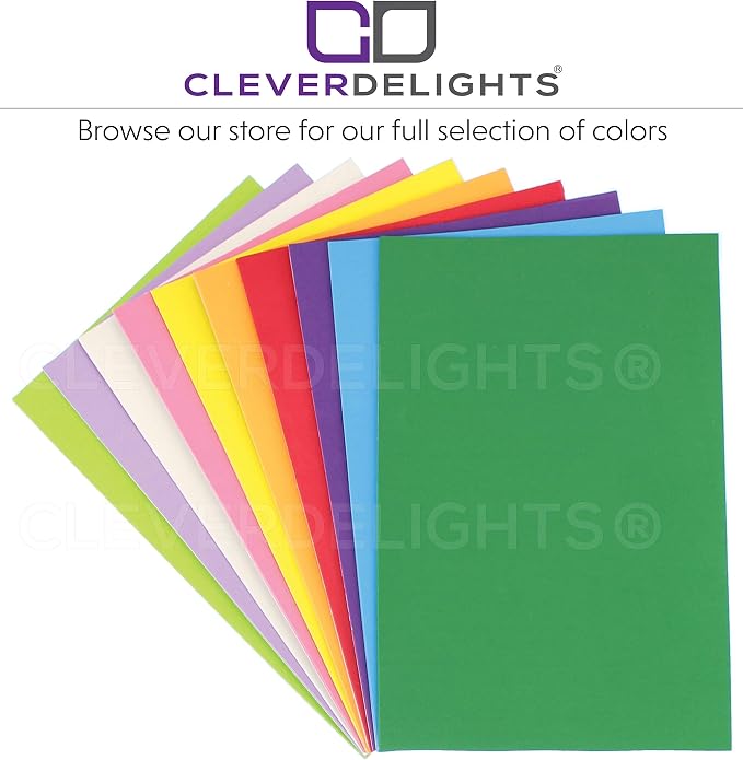 CleverDelights 8" x 12" Lavender Foam Sheets - Image 2