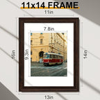 Vittanly 11x14 Picture Frames Set of 2, Ornate Vintage Photo Frame - Image 5