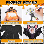 gisgfim 80Pcs Halloween Cutouts Boo Ghost Decorations Bulletin Board Halloween - Image 2