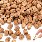 Eorbow 500 Packs Small Cork Stoppers, Mini Tapered Bottle Plugs, Reusable Glass by Eorbow