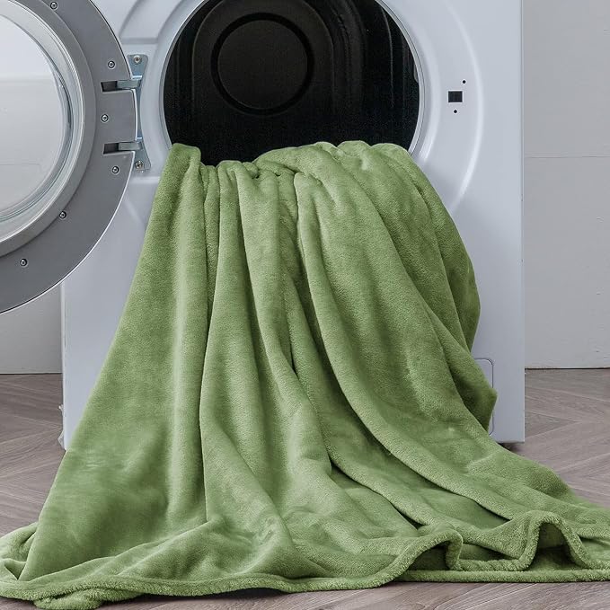 BEDELITE Flannel Sheets King Size Sage Green - Image 8