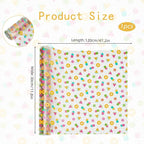 Printed TPU Jelly Faux Leather Fabric, 47.2 x 11.8 Inch Transparent Clear Jelly - Image 2