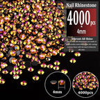 4000pcs 4mm Resin Rhinestones Bulk - Image 2