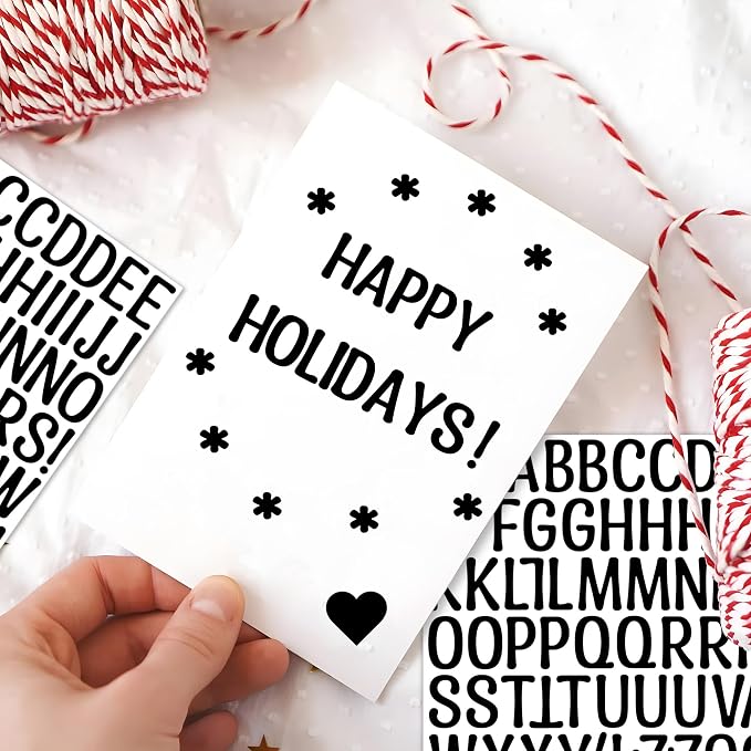 Letter Stickers 1 inch, Self-Adhesive Vinyl Waterproof ABC Letter Stickers - Image 5