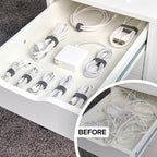 Self-Gripping Cable Ties by Wrap-It Storage, 40 Pack – Reusable Hook and Loop - Image 2
