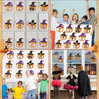 gisgfim 80Pcs Halloween Cutouts Witch Party Decorations Bulletin Board Pumpkins - Image 6