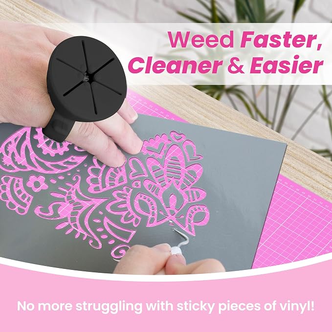 tweexy Craft Vinyl Weeding Scrap Collector Ring | Weeding Tools - Image 3