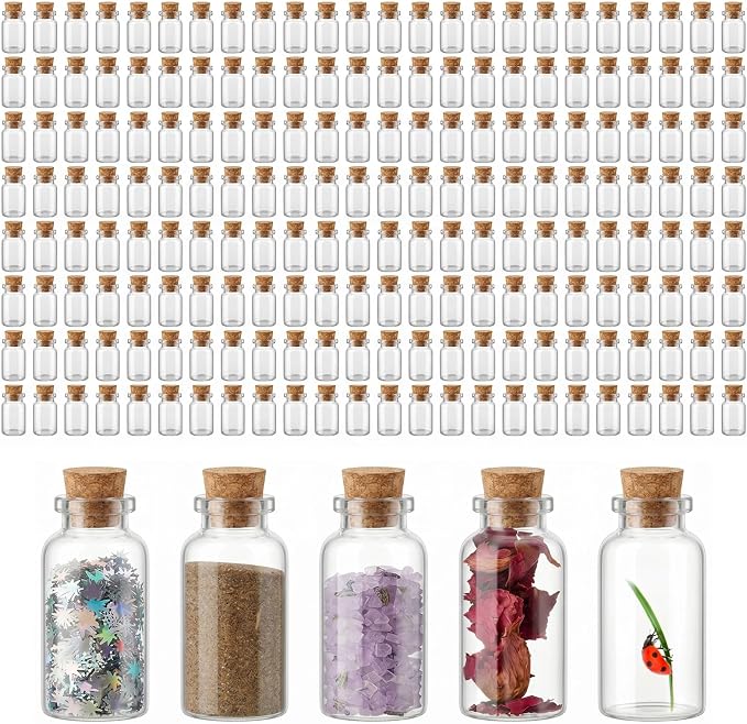 Patelai 100pcs Small Glass Jars by Patelai