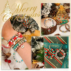 Dowsabel 6000 Pcs Christmas Clay Beads Bracelet Making Kit - Image 2