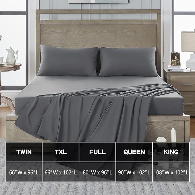 FreshCulture King Flat Sheets Only 2 Pack - Image 5