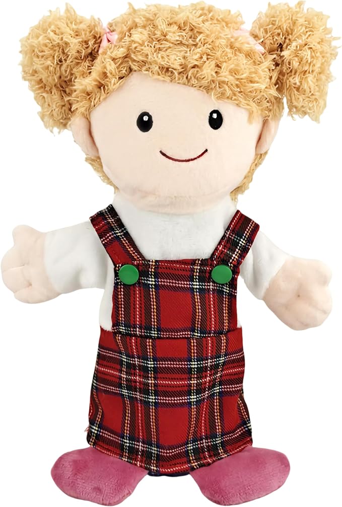 Family Hand Puppets for Kids, Includes Grandpa, Birthday Gifts by LOMTRATS