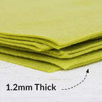 Threadart Moss Green Premium Felt Sheets - Image 3