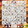 Marspark 66 Pcs Small Stencils for Crafts Reusable 3 Inch Stencils for Painting by Marspark