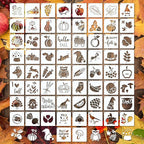 Marspark 66 Pcs Small Stencils for Crafts Reusable 3 Inch Stencils for Painting by Marspark