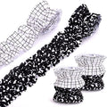 AnyDesign 6 Rolls 47Ft Ruffled Bulletin Board Borders Fabric Bulletin Border by AnyDesign