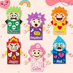 WATINC 6Pcs Hand Puppet Making Kit, Art Craft Felt Sock Puppet Toys, Creative - Image 4